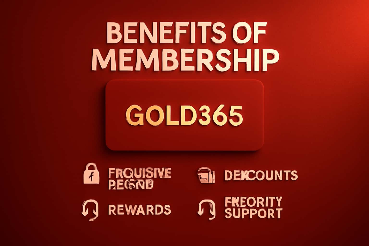 Informational scene illustrating the benefits of Gold365 Membership with clear text.