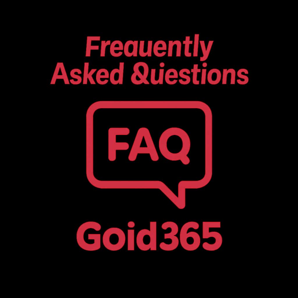 A badge representing Frequently Asked Questions for Gold365.