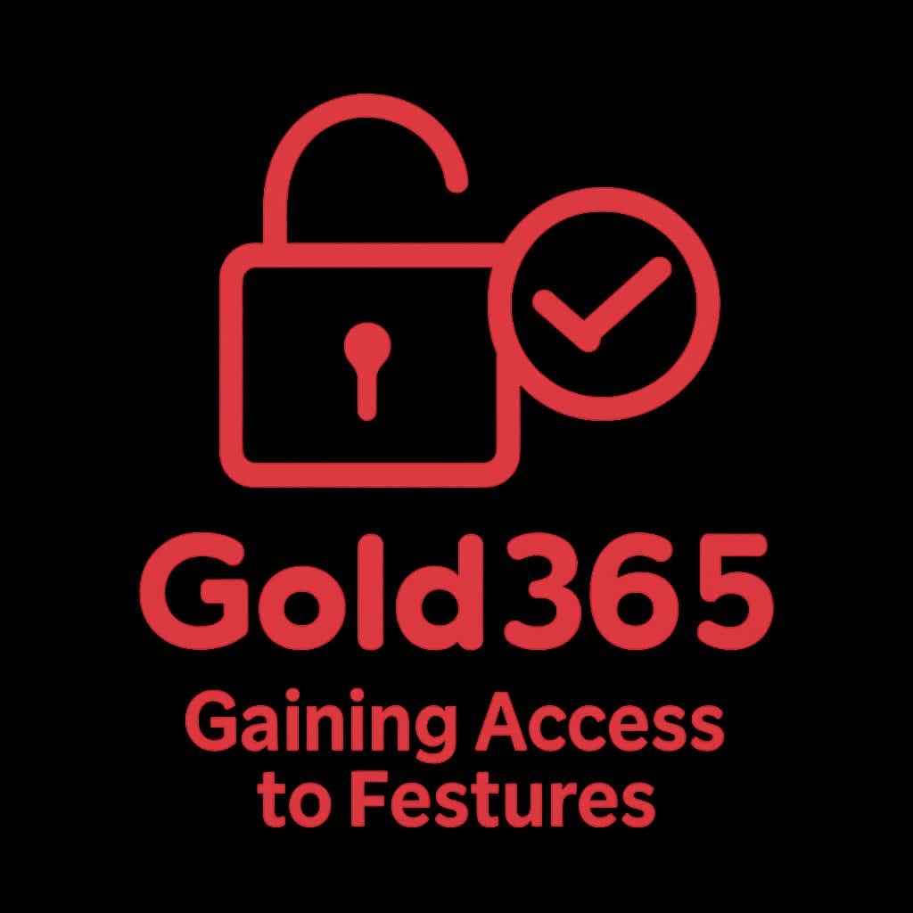 A badge representing guidance on accessing Gold365 features.