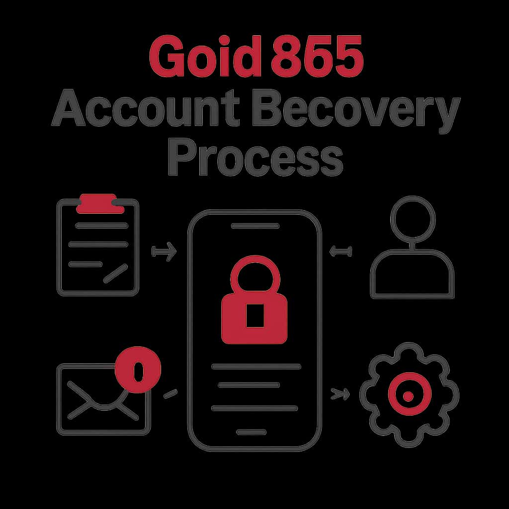 An educational diagram for the Gold365 Account Recovery Process.