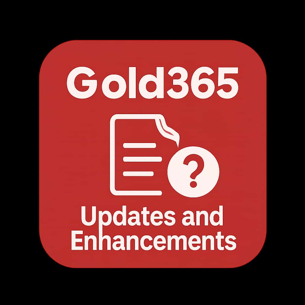 An icon representing Gold365 Updates and Enhancements.