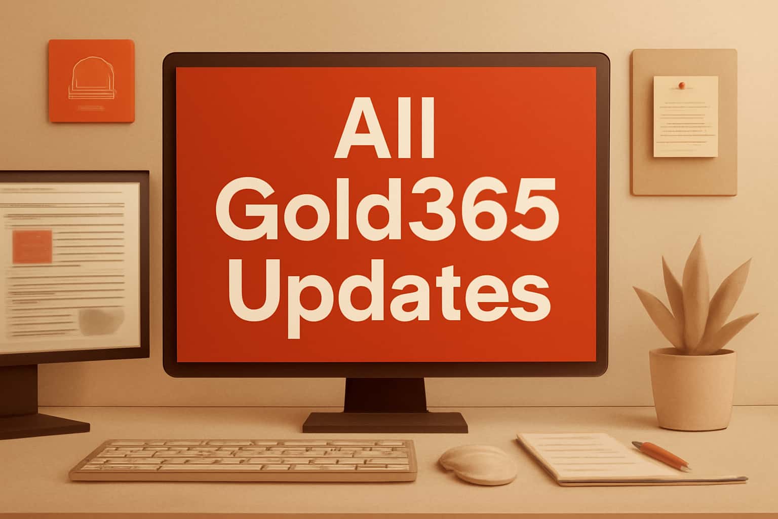 Visual representation of the Gold365 platform updates, showcasing enhancements in a professional layout.