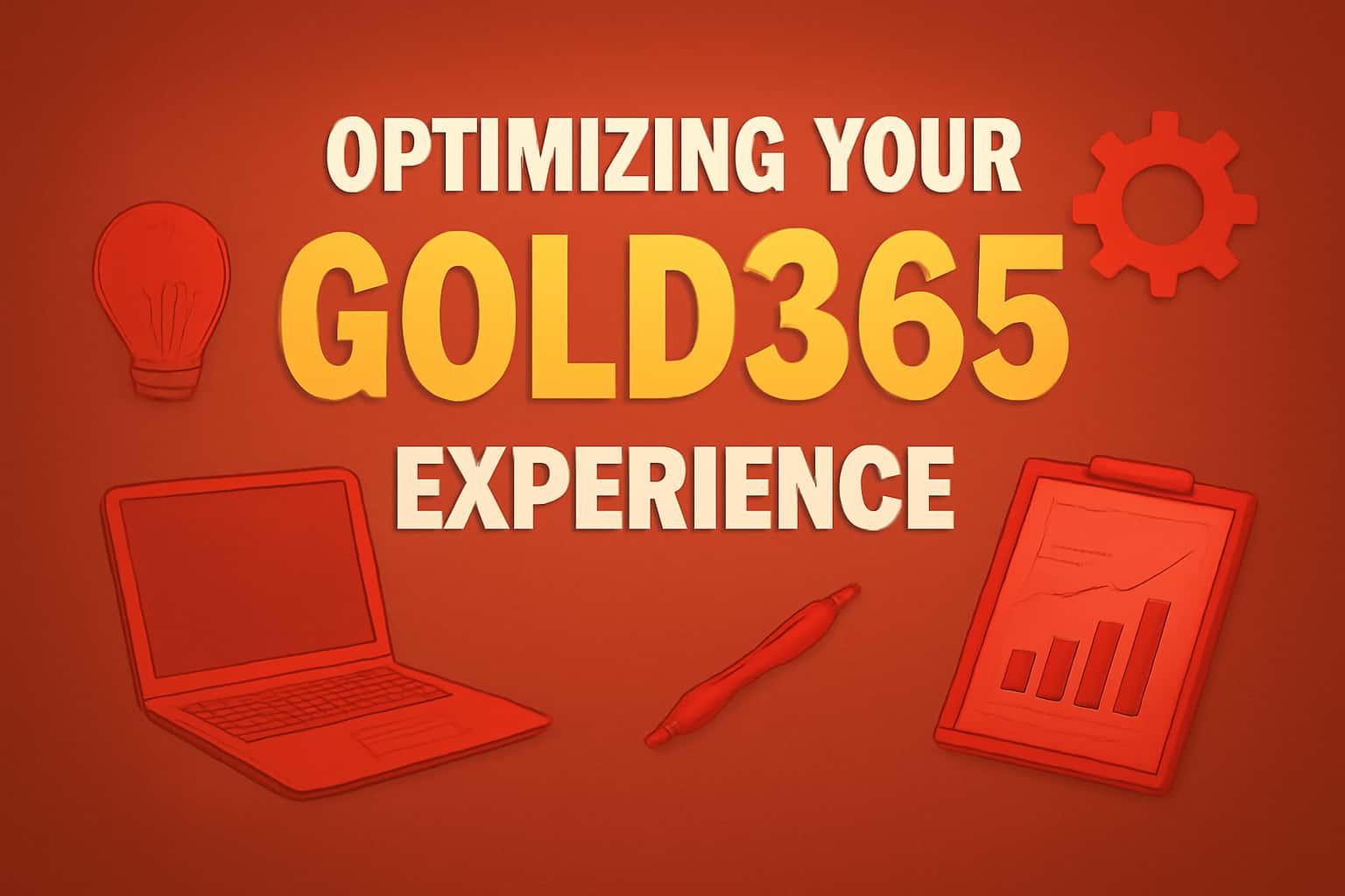 Visual representation of optimizing user experience with Gold365.