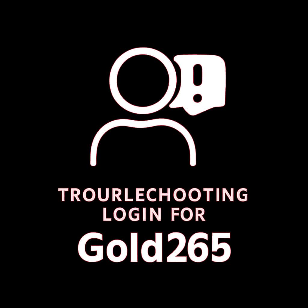 An icon representing support for Gold365 login troubleshooting.